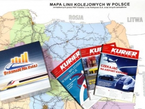 Prenumerata "Kuriera Kolejowego", gra i mapa na aukcji WOŚP