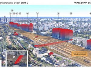 Największy system monitorowania drgań w Polsce dla otoczenia stacji Warszawa Zachodnia