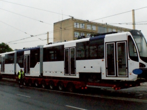 Tramwaj-składak przyjechał do Szczecina