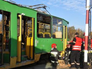 MPK Poznań: szkolenie ze strażakami z udziałem tramwajów