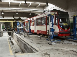 Nowoczesna zajezdnia tramwajowa w Gdańsku