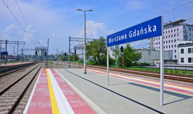 Dodatkowy peron usprawni obsługę podróżnych na Warszawie Gdańskiej