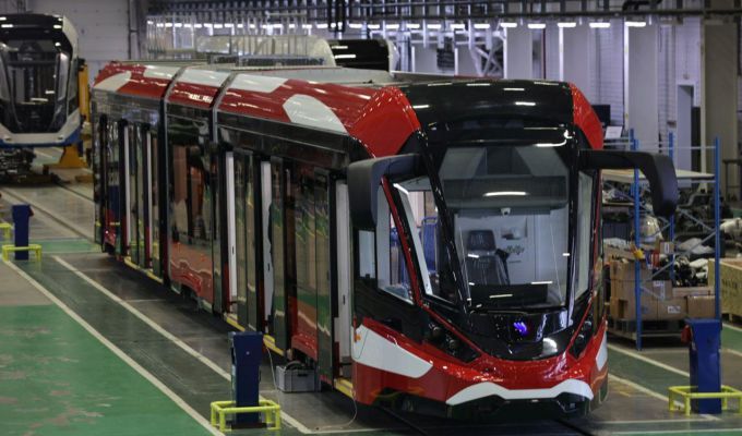 St. Petersburg będzie miał pierwsze w Rosji wyjątkowe tramwaje z aluminiową zabudową 