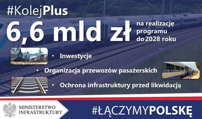 Sejm przyjął nowelizacją ustawy o transporcie kolejowym wprowadzającą Program Kolej Plus 