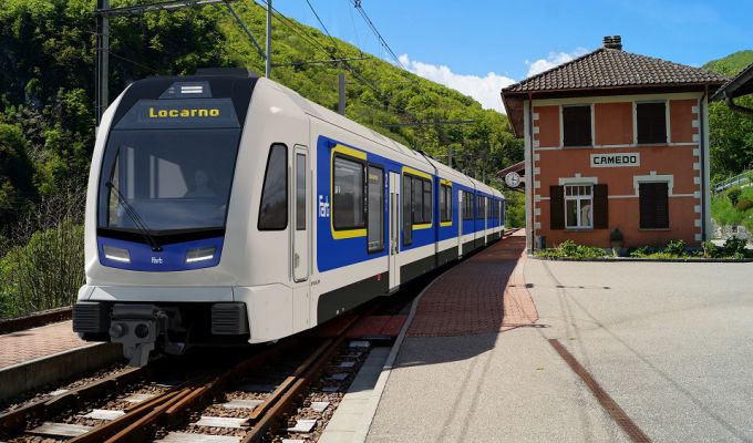 Stadler ze zleceniem na produkcję nowych pociągów dla potrzeb kolei Centovalli w Ticino.
