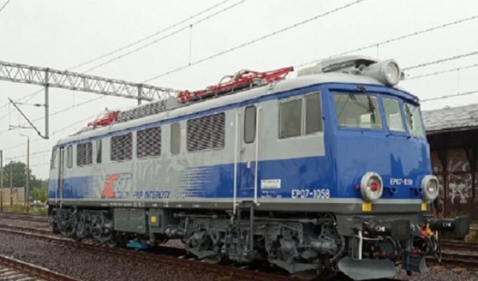 OLKOL zakończył naprawę powypadkową lokomotywy EP07-1058