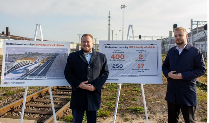 PKP Intercity ogłasza przetarg na prace projektowe na bocznicy kolejowej w Lublinie