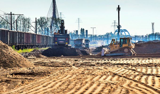 Gdańsk Port Północny – sprawny dojazd pociągów zapewni 85 tys. pali