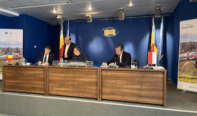 PESA dostarczy 62 elektryczne zespoły trakcyjne dla Kolei Rumuńskich. Umowa podpisana!