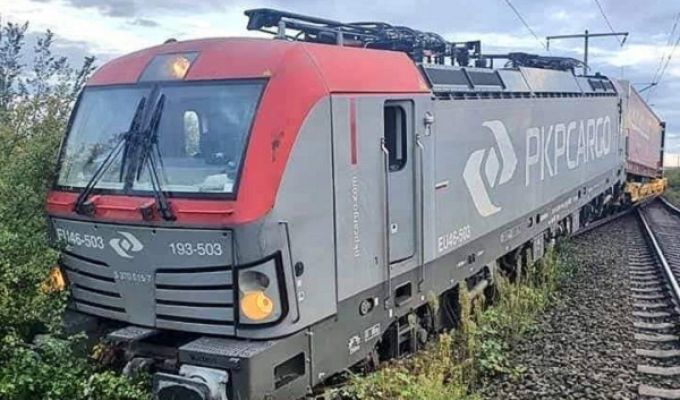 Wypadek składu z lokomotywą PKP Cargo w Niemczech.