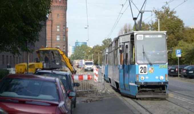 Wrocław: zmiany w ruchu na Podwalu