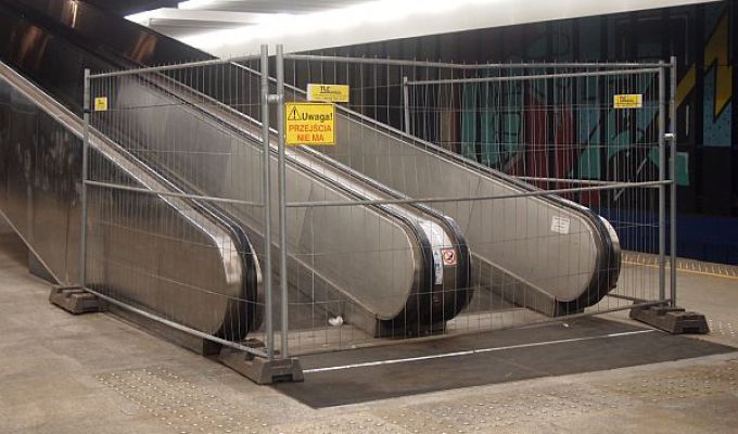Modernizacja schodów na Dworcu Centralnym