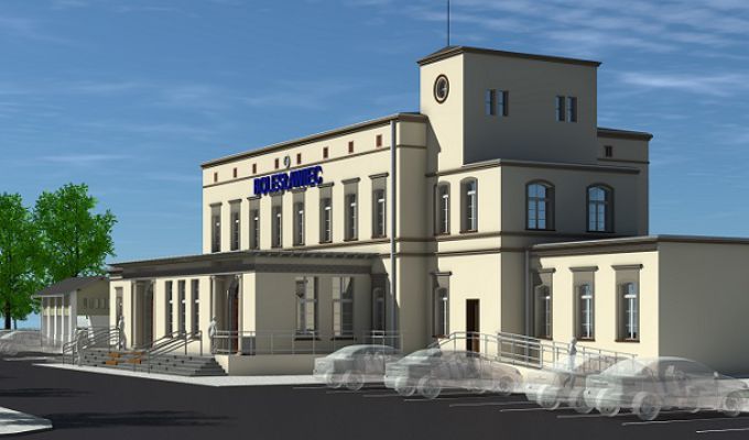 Plac budowy dworca w Bolesławcu przekazany wykonawcy.