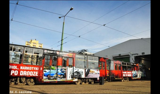 Poznański tramwaj walczy z narkomanią