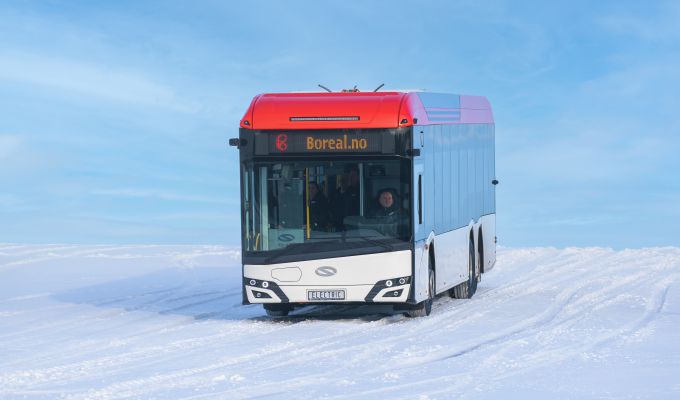 Najnowszy, międzymiastowy, elektryczny Solaris na testach w Norwegii
