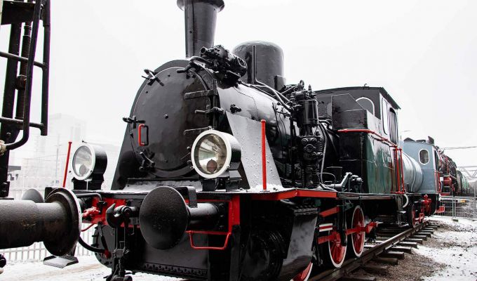 Stoi na Stacji Muzeum gruntownie odnowiona lokomotywa parowa TKh 9336 (TKh1-13)