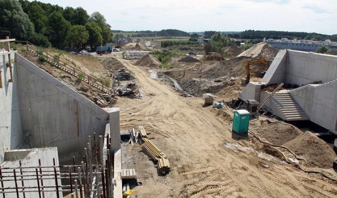 Budowa przystanku PKM Gdańsk Matarnia