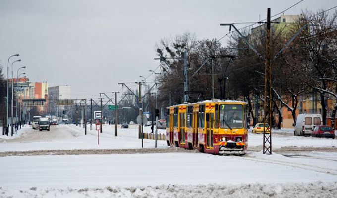 Mróz unieruchomił tramwaje w Szczecinie
