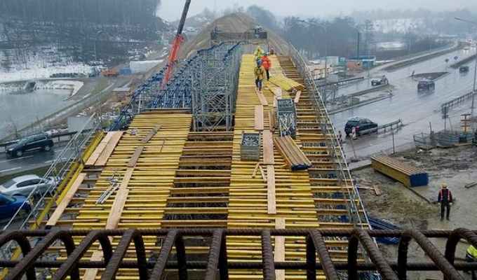 Budowa wiaduktu PKM nad ul. Słowackiego [galeria]