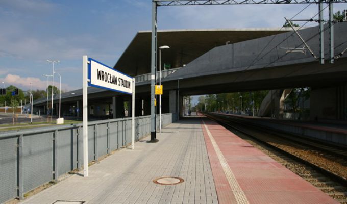 Przystanek Wrocław Stadion na ekranie