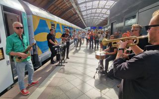 Stacja Wrocław Główny.Big Band Małopolski 